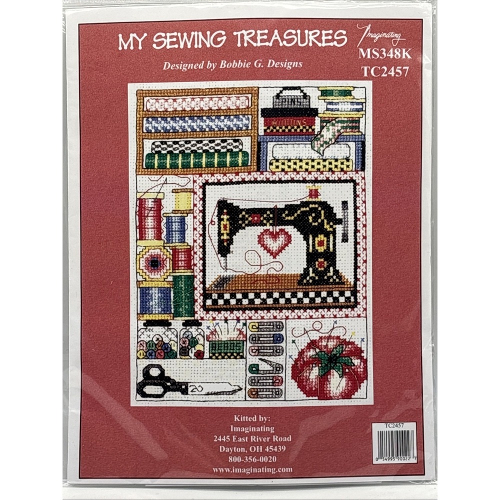 Bobbie designes my sewing treasurers Embroidery kit TC2457
